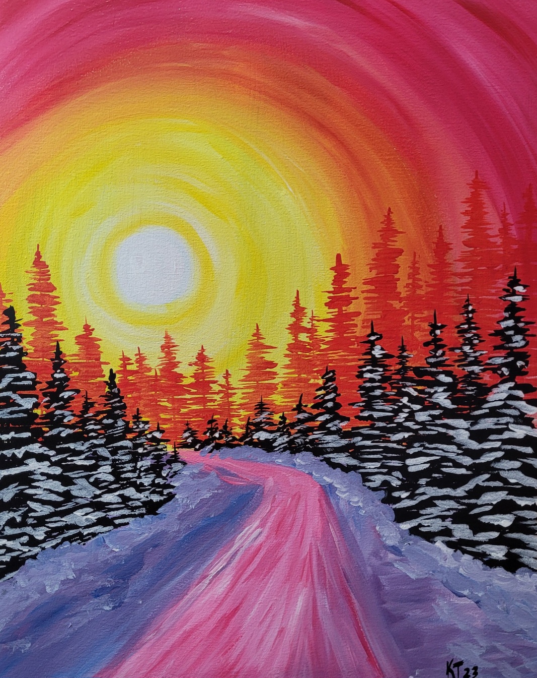 Sunset on the Trail